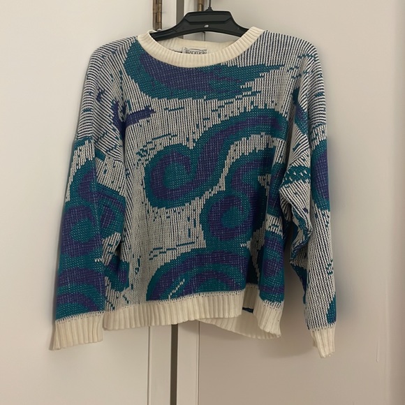 Sears Sweaters - Vintage Sears Sweater Blue/Green Size M